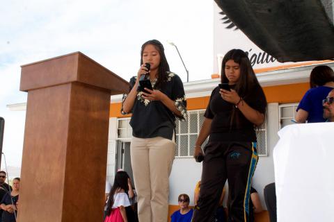 Muestran estudiantes su talento artístico en Encuentro Cultural y Deportivo de Telesecundarias