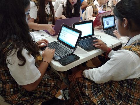 Un total de 80 estudiantes de los cuatro planteles de Secundarias Generales que pertenecen a la Zona IV, participaron en la jornada literaria que se llevó a cabo en el cierre del ciclo escolar 2023-2024, en el Museo de la Revolución en la Frontera (MUREF).