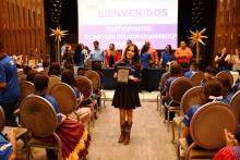La Secretaría de Educación y Deporte (SEYD) llevó a cabo la fase estatal de la Olimpiada del Conocimiento Infantil 2025, en donde se contó con la participación de 92 estudiantes de sexto grado de primaria, quienes presentaron proyectos de innovación sobre alguna problemática social, a la vez de una posible solución.